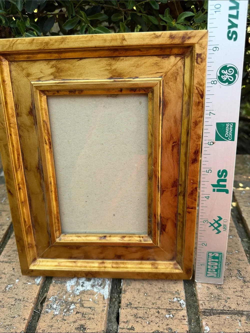 Gold Decorative 6X4”Photo Frame - Elegant Home Accent Rustic Hanging or Standing